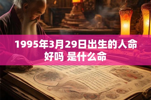 1995年3月29日出生的人命好吗 是什么命