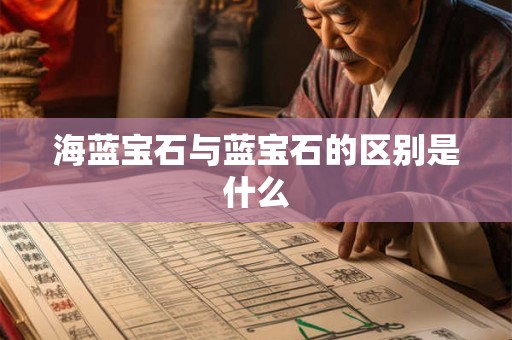 海蓝宝石与蓝宝石的区别是什么