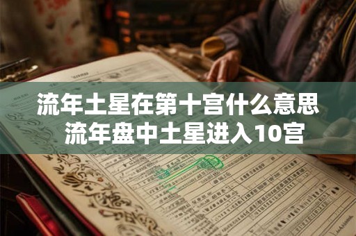 流年土星在第十宫什么意思  流年盘中土星进入10宫