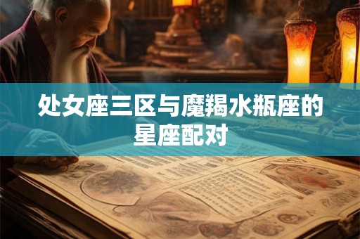处女座三区与魔羯水瓶座的星座配对