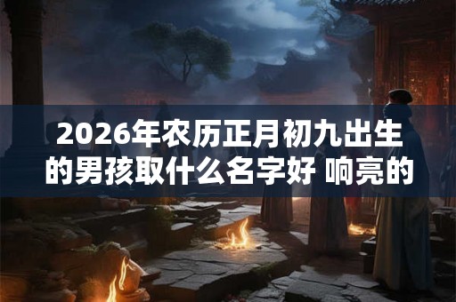 2026年农历正月初九出生的男孩取什么名字好 响亮的名字推荐 2026年农历正月初九出生的男孩取什么名字好 响亮的名字推荐