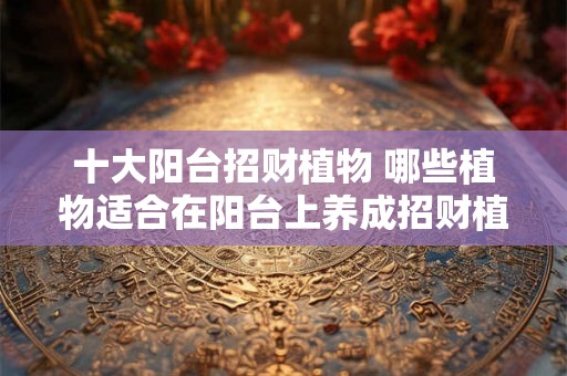 十大阳台招财植物 哪些植物适合在阳台上养成招财植物