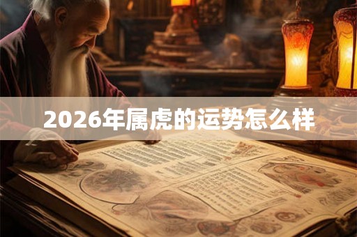 2026年属虎的运势怎么样