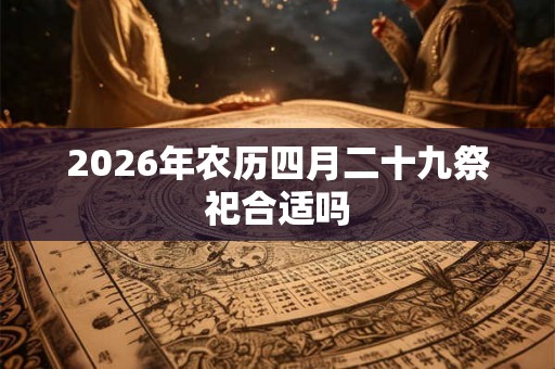2026年农历四月二十九祭祀合适吗 2026年农历四月二十九祭祀合适吗