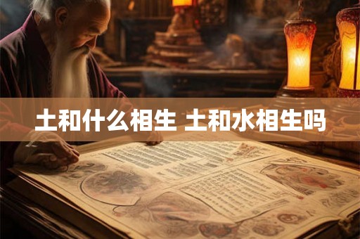 土和什么相生 土和水相生吗