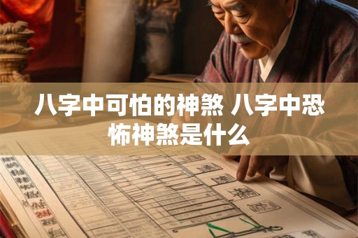 八字中可怕的神煞 八字中恐怖神煞是什么