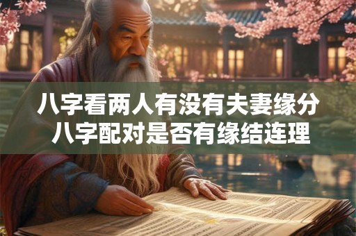 八字看两人有没有夫妻缘分 八字配对是否有缘结连理