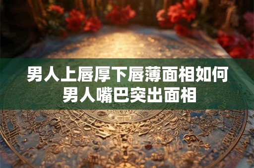 男人上唇厚下唇薄面相如何 男人嘴巴突出面相