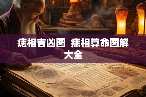 痣相吉凶图  痣相算命图解大全