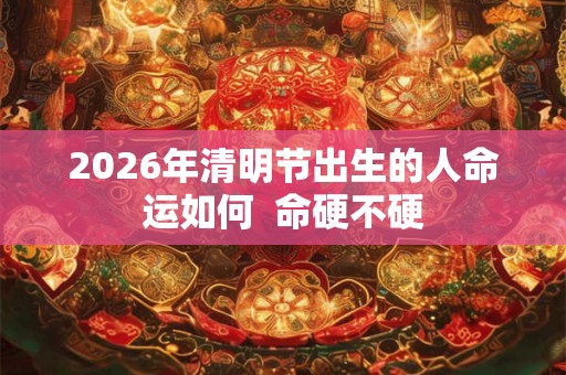 2026年清明节出生的人命运如何  命硬不硬