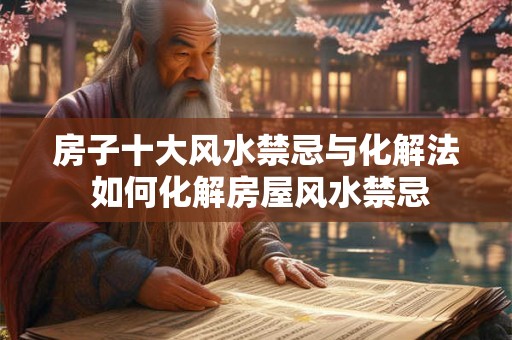 房子十大风水禁忌与化解法 如何化解房屋风水禁忌