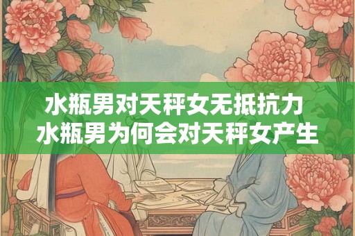 水瓶男对天秤女无抵抗力 水瓶男为何会对天秤女产生无法抗拒的吸引力