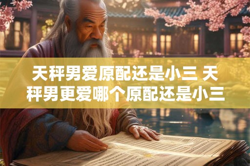 天秤男爱原配还是小三 天秤男更爱哪个原配还是小三
