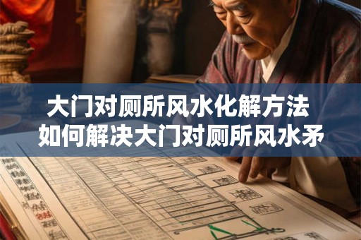 大门对厕所风水化解方法 如何解决大门对厕所风水矛盾