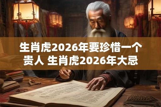 生肖虎2026年要珍惜一个贵人 生肖虎2026年大忌 生肖虎2026年要珍惜一个贵人 生肖虎2026年大忌