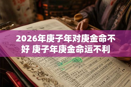 2026年庚子年对庚金命不好 庚子年庚金命运不利 2026年庚子年对庚金命不好 庚子年庚金命运不利
