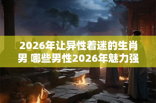 2026年让异性着迷的生肖男 哪些男性2026年魅力强大