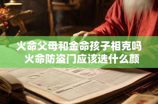 火命父母和金命孩子相克吗  火命防盗门应该选什么颜色