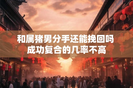和属猪男分手还能挽回吗 成功复合的几率不高 和属猪男分手还能挽回吗 成功复合的几率不高