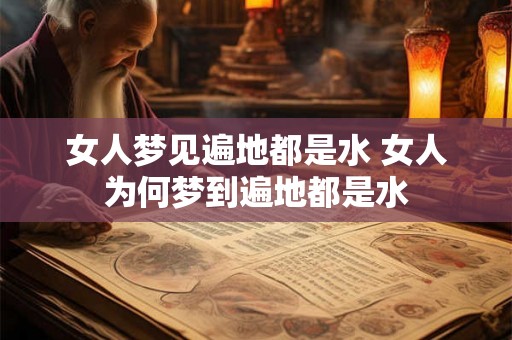 女人梦见遍地都是水 女人为何梦到遍地都是水