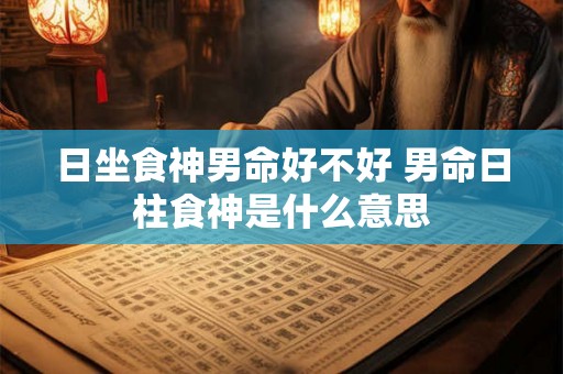 日坐食神男命好不好 男命日柱食神是什么意思