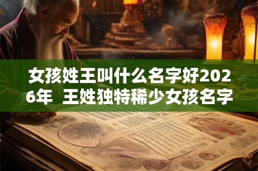 女孩姓王叫什么名字好2026年  王姓独特稀少女孩名字大全