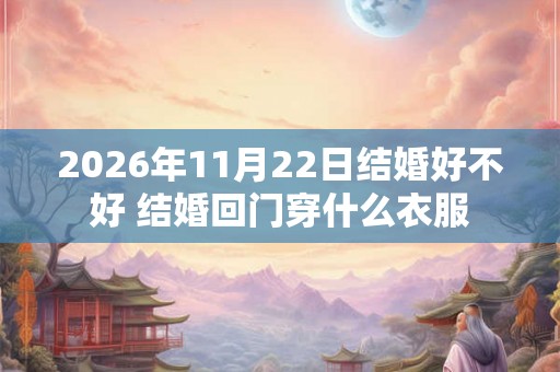 2026年11月22日结婚好不好 结婚回门穿什么衣服