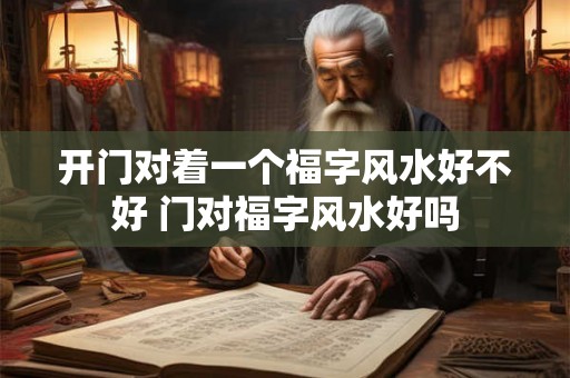 开门对着一个福字风水好不好 门对福字风水好吗