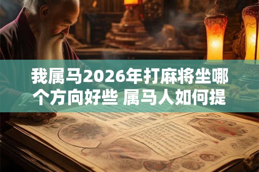 我属马2026年打麻将坐哪个方向好些 属马人如何提升打麻将手气 我属马2026年打麻将坐哪个方向好些 属马人如何提升打麻将手气