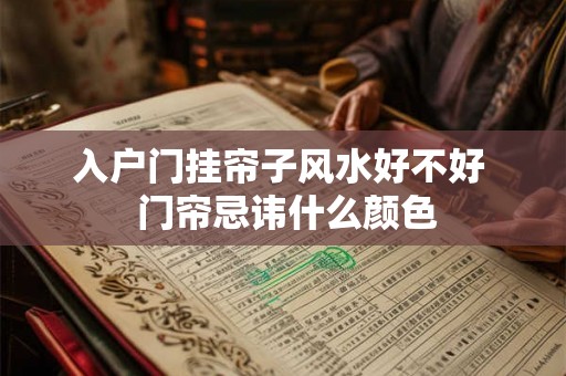 入户门挂帘子风水好不好  门帘忌讳什么颜色