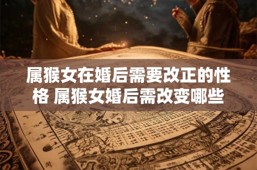 属猴女在婚后需要改正的性格 属猴女婚后需改变哪些性格