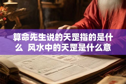 算命先生说的天罡指的是什么  风水中的天罡是什么意思