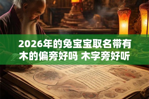 2026年的兔宝宝取名带有木的偏旁好吗 木字旁好听的字