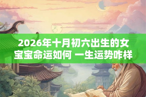 2026年十月初六出生的女宝宝命运如何 一生运势咋样 2026年十月初六出生的女宝宝命运如何 一生运势咋样