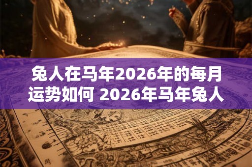兔人在马年2026年的每月运势如何 2026年马年兔人每月运势如何 兔人在马年2026年的每月运势如何 2026年马年兔人每月运势如何