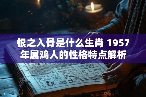 恨之入骨是什么生肖 1957年属鸡人的性格特点解析