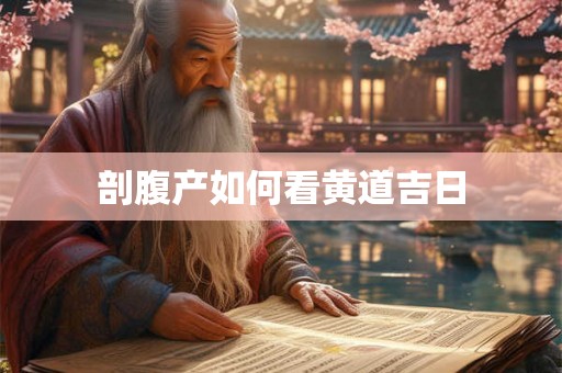 剖腹产如何看黄道吉日