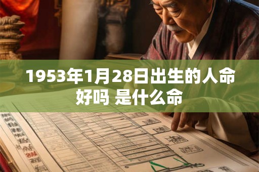 1953年1月28日出生的人命好吗 是什么命