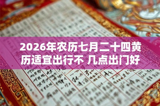 2026年农历七月二十四黄历适宜出行不 几点出门好