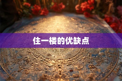 住一楼的优缺点