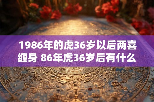 1986年的虎36岁以后两喜缠身 86年虎36岁后有什么喜事
