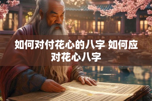 如何对付花心的八字 如何应对花心八字