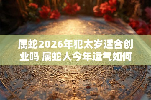 属蛇2026年犯太岁适合创业吗 属蛇人今年运气如何