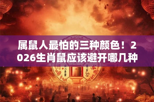 属鼠人最怕的三种颜色！2026生肖鼠应该避开哪几种颜色