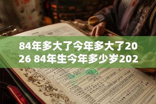 84年多大了今年多大了2026 84年生今年多少岁2026岁数是多少
