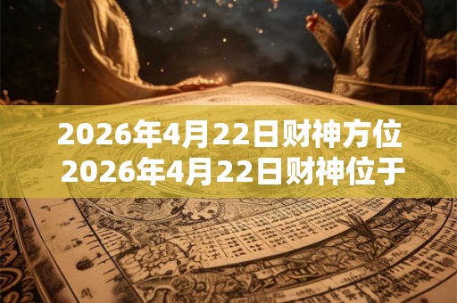 2026年4月22日财神方位 2026年4月22日财神位于哪里