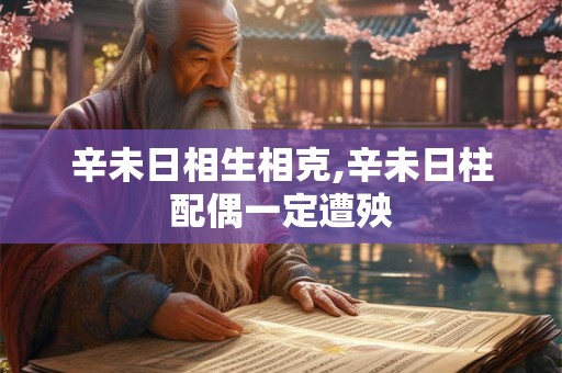 辛未日相生相克,辛未日柱配偶一定遭殃
