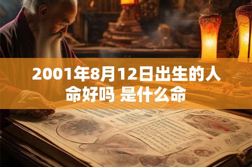 2001年8月12日出生的人命好吗 是什么命