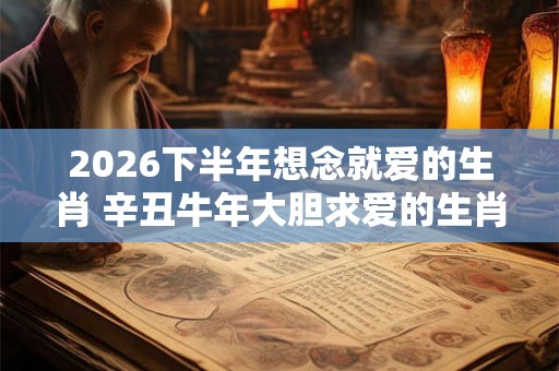 2026下半年想念就爱的生肖 辛丑牛年大胆求爱的生肖