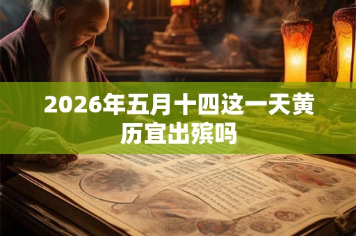 2026年五月十四这一天黄历宜出殡吗